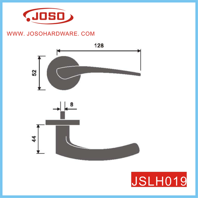 Slim Round Design Lever Handle for Door