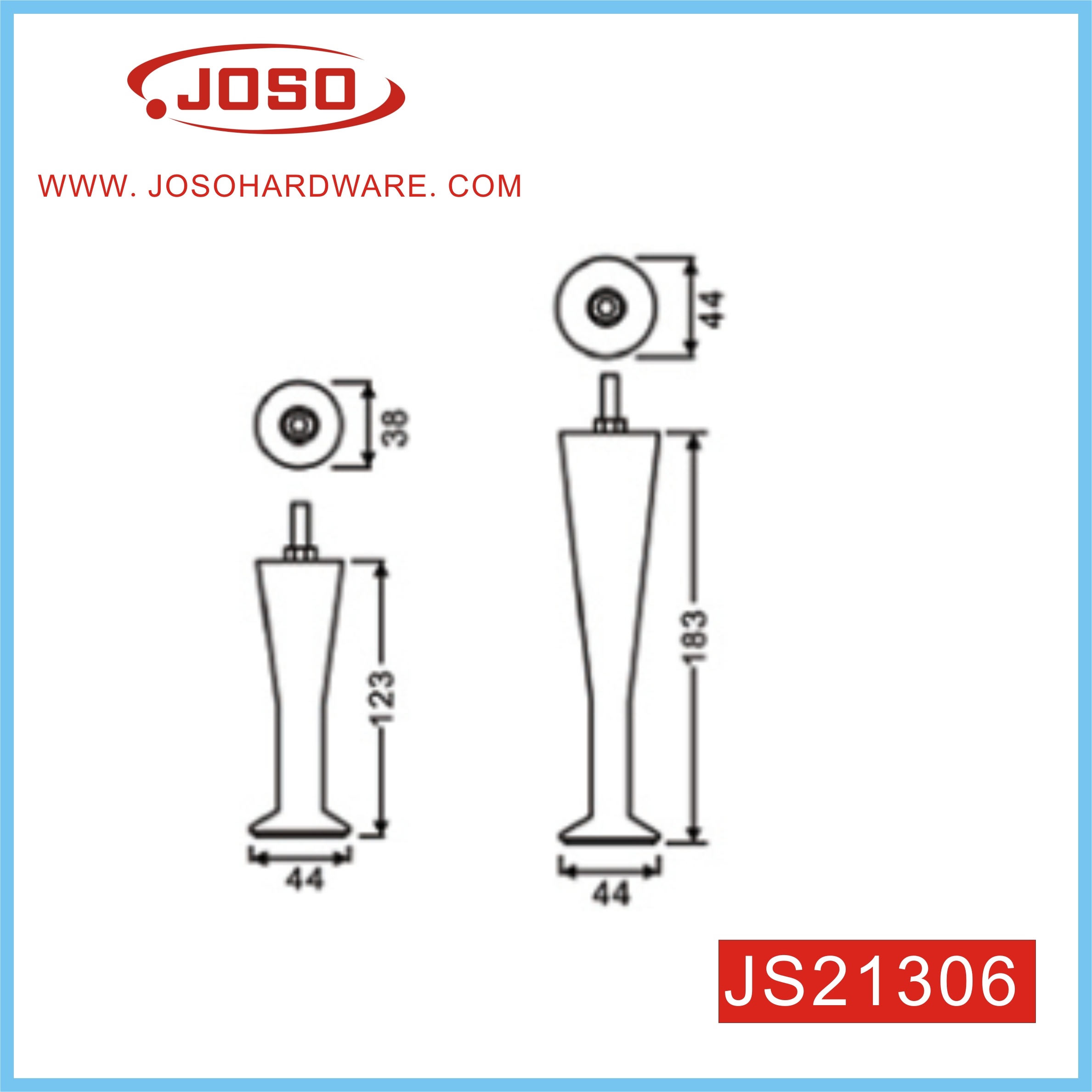 High Load Capacity Furniture Leg for Sofa and Chair