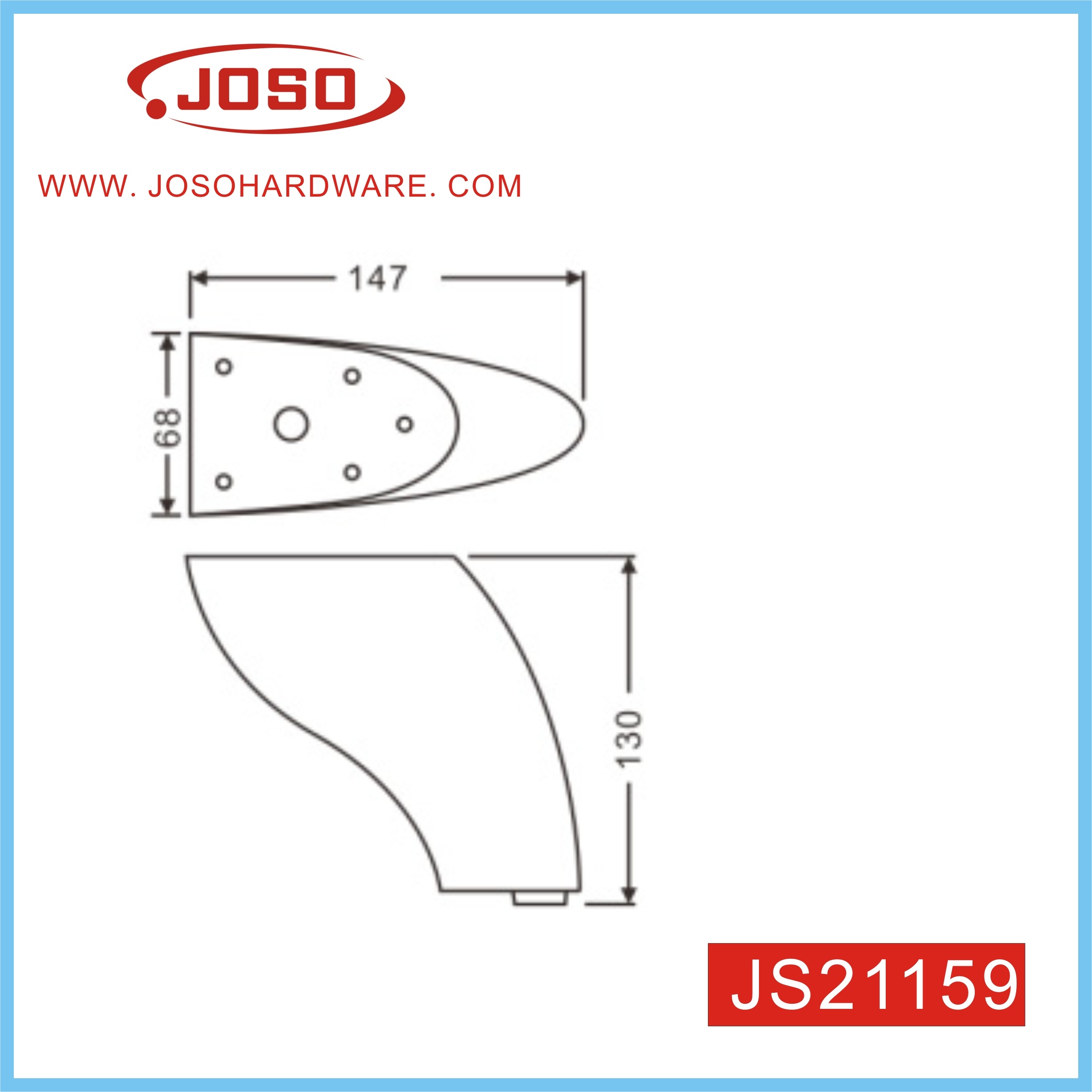 Whole Sale Furniture Parts Quality Plated Leg for Sofa