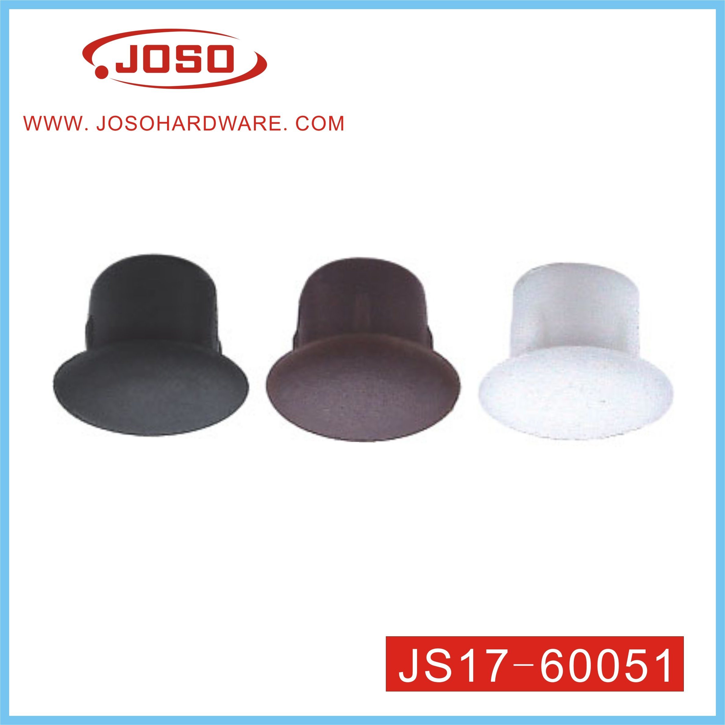 White Plastic Mushroom Bolt Cap of Furniture Hardware for Sofa Leg