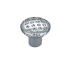 Brushed and Chrome Plated Mushroom Handle Knob Furniture Handle