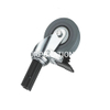 Factory Supply 50mm Plastic with Brake Castor Wheels Trolley Furniture Caster