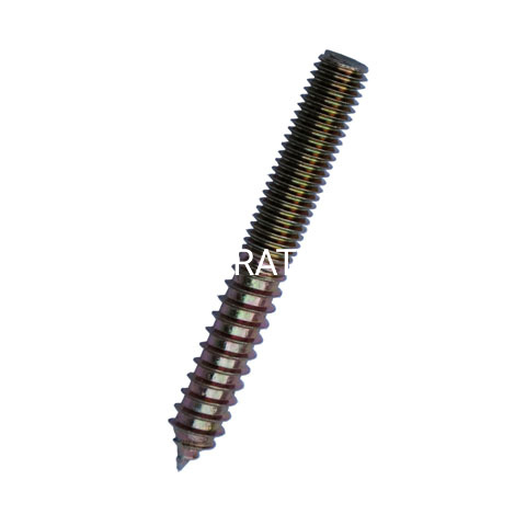 Metal M10 Length 64.5mm Stud Hanger Bolt Furniture Hardware