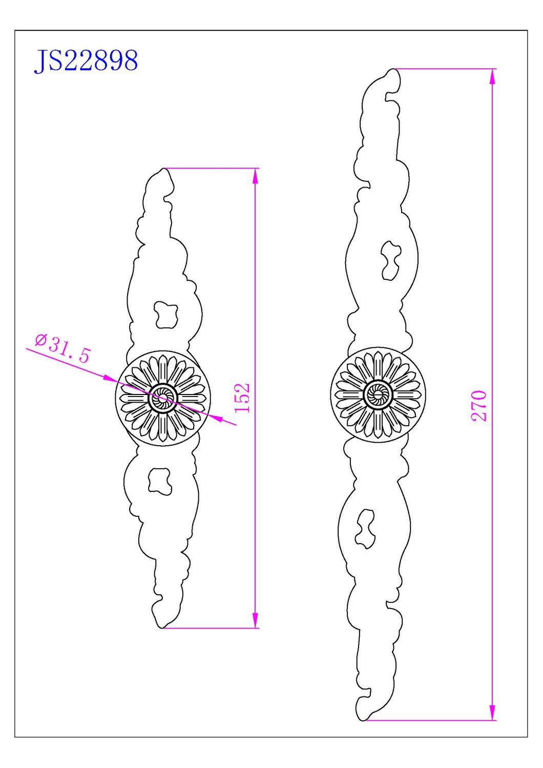 door furniture pull handles