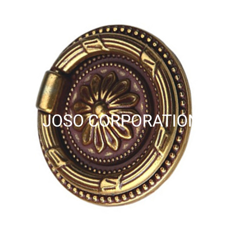 56mm Antique Brass Ring Handle Furniture Handle Furniture Hardware Zinc Alloy Handle
