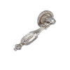 European Style Zinc Alloy 70mm Classical Silver And Golden Handle Door Handle