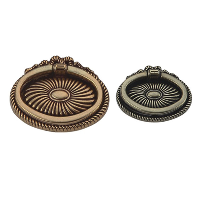 Zinc Alloy 54mm 70mm Classical Small Handle Drawer Handle Ring Knob