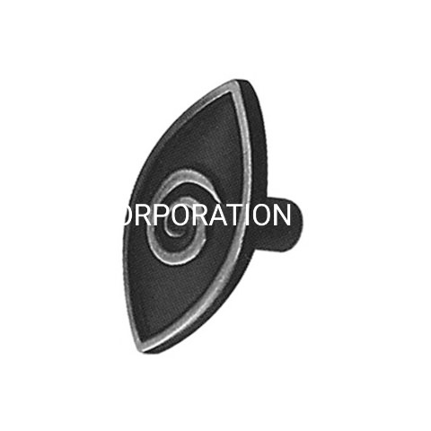 Retro Zinc Alloy 50mm Blue Painting Drawing Knob Kitchen Handle Cabinet Knob