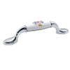 Hot Sale Zinc Alloy with Ceramics 76mm Handle Drawer Handle Decoration Handle