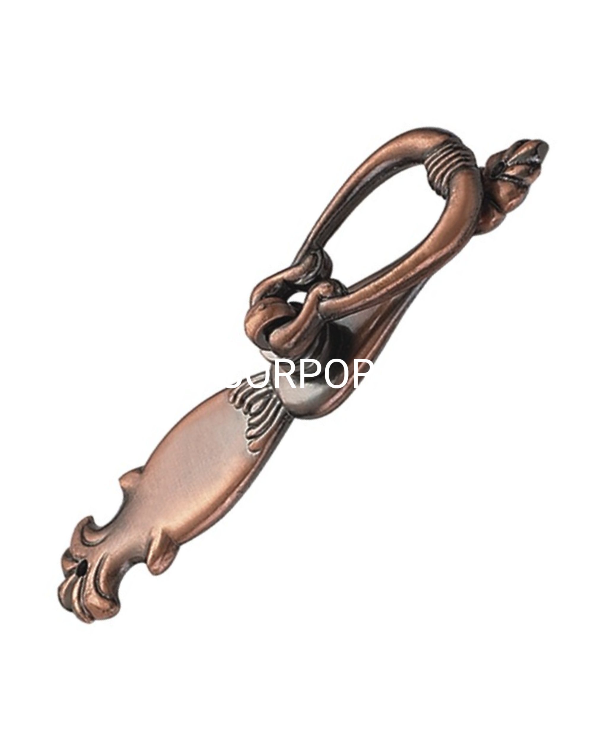 Furniture Hardware Vintage 105mm Zinc Alloy Antique Copper Handle Cabinet Handle Dresser Handle