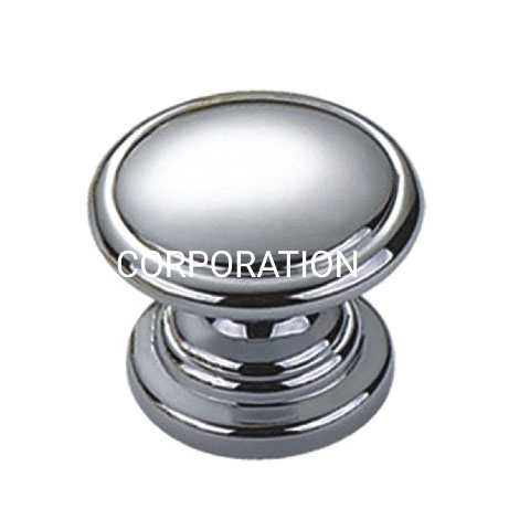 25mm 30mm 38mm Zinc Alloy Bright Chrome Plated Mushroom Knob Cabinet Drawer