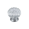 Zinc Alloy 28mm 34mm Clear Diamond Shape Wardrobe Knob Drawer Knob