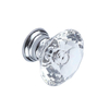 Factory Supply 19mm 22mm 25mm Crystal Drawer Zinc Alloy Handle Cabinet Handle