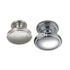 25mm 30mm 38mm Zinc Alloy Bright Chrome Plated Mushroom Knob Cabinet Drawer