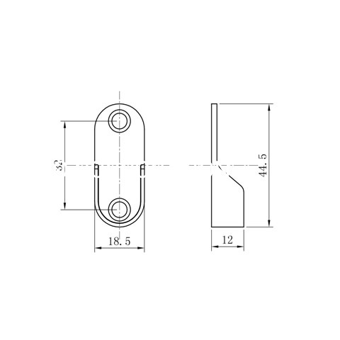 Popular Zinc Alloy Nickle Plated Wardrobe Home Clothes Rod Support Bracket Connector