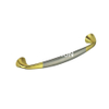 Hot Sale Zinc Alloy 64mm Double Colour Silver and Golden Drawer Handle