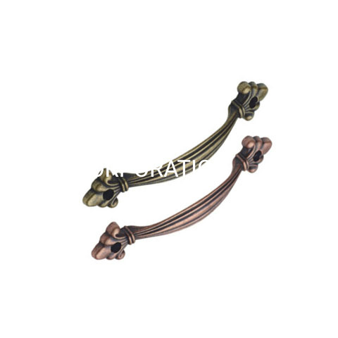 Factory Supply 120mm Classical Antique Copper Furniture Pull Handle Kitchen Door Handle