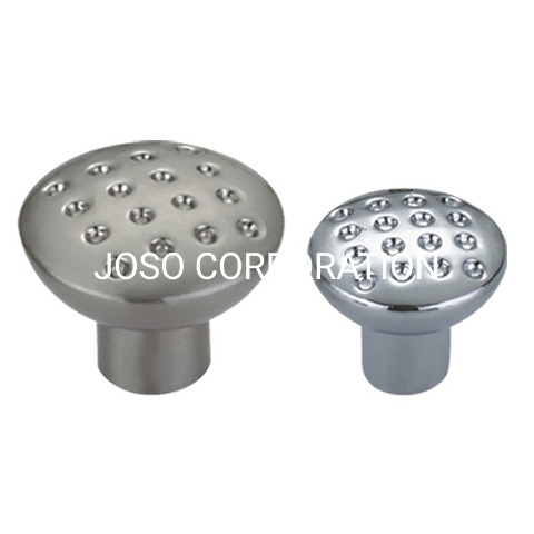 Brushed and Chrome Plated Mushroom Handle Knob Furniture Handle