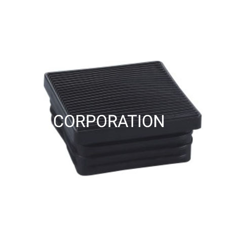 PP 60X60mm Square Adjustable Screw Furniture Accessories Sofa Leg Furniture Fitting