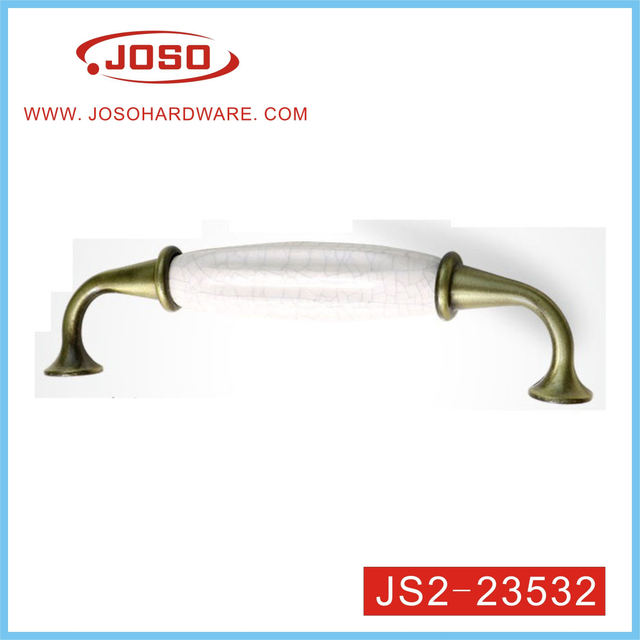 Classical Furniture Pull Handle Zinc Alloy Ceramics Handle for Cabinet