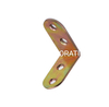 Factory Supply Steel Yellow Zinc Plated Corner Connector Furniture Fitting Bed Accessories