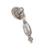 European Style Zinc Alloy 70mm Classical Silver And Golden Handle Door Handle