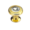 Zinc Alloy Wardrobe Handle Golden Colour Handle European Style 26mm Handle
