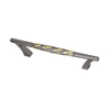 European Decoration 96mm 128mm Black Furniture Pull Handle Kitchen Handle