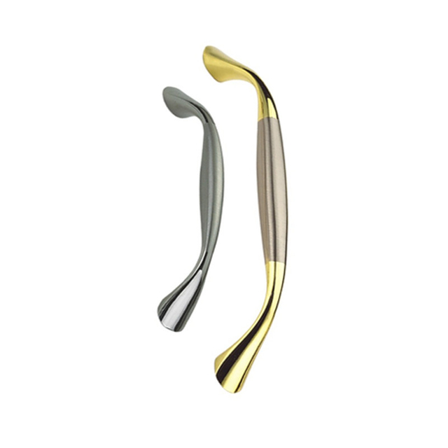 High Quality Zinc Alloy 64mm Golden And Brushed Furniture Handle Cabinet Accessories