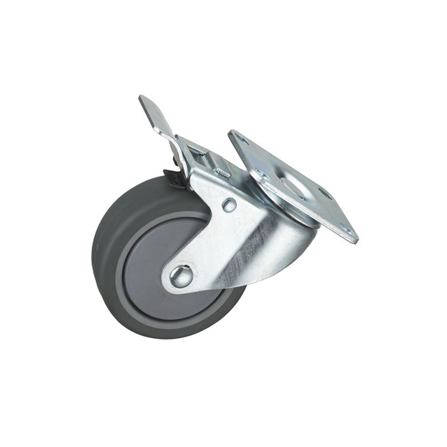 Factory Supply Height 100mm 125mm 150mm PP Caster Wheel Industrial Caster