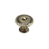 Zinc Alloy Drawer Knob Classic Furniture Handle Antique Brass Plated Handle