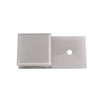 Wall To Glass Door Clip 180 Degree Brass Clip for Bathroom door hardware sets