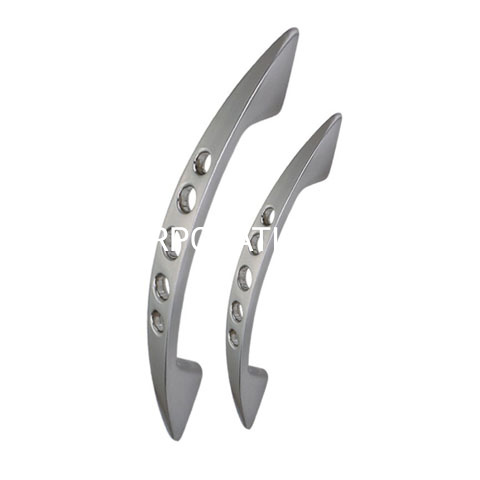 Factory Supply Zinc Alloy Middle Empty Bow Shaped 64mm Wardrobe Handle