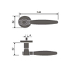 Modern Kitchen Accessories of Lever Handle for Door
