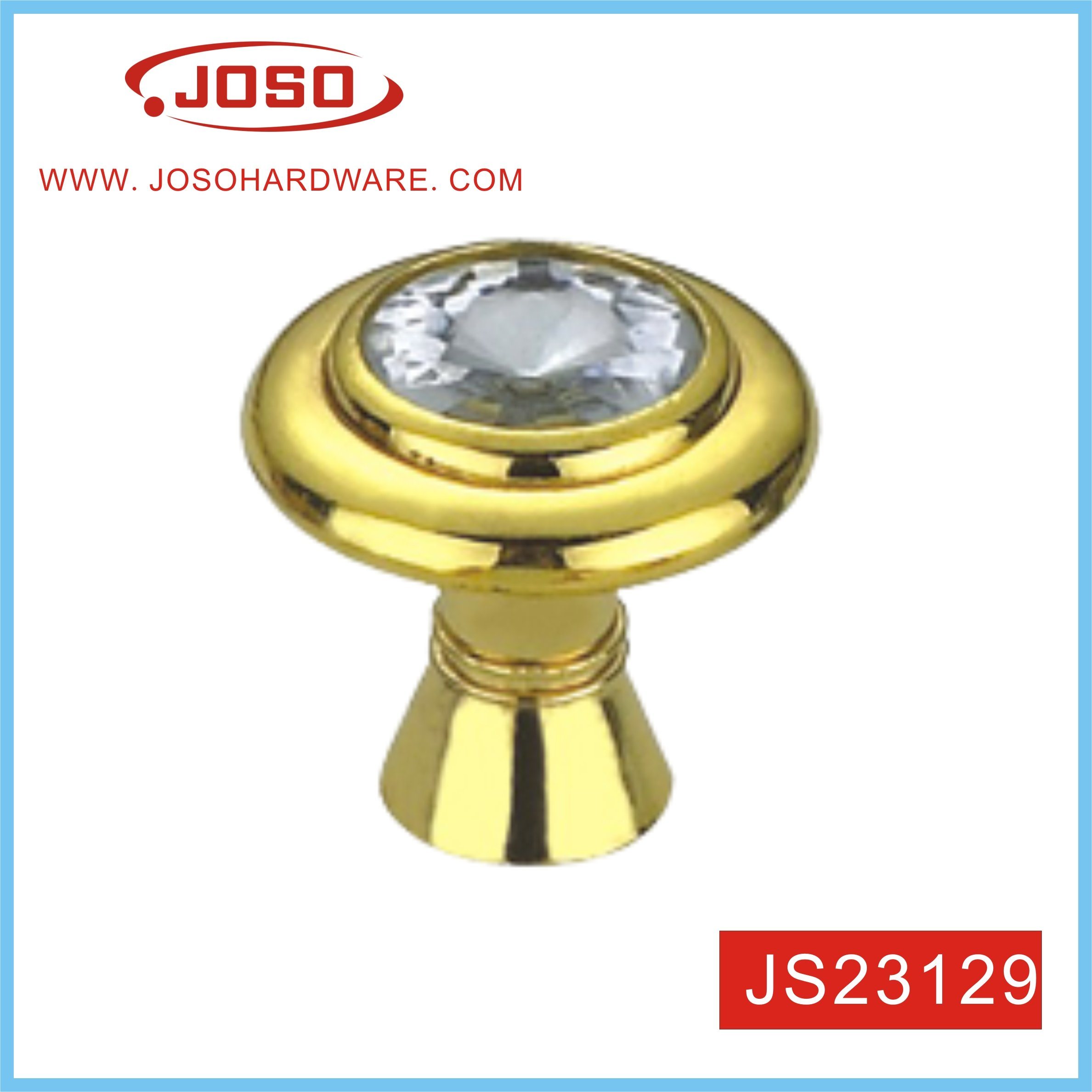 Gold Mushroom Style Furniture Pull Handle for Drawer