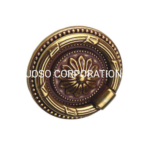 56mm Antique Brass Ring Handle Furniture Handle Furniture Hardware Zinc Alloy Handle