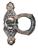 Decorative Classic Zinc Alloy 40mm Drawer Knob Kitchen Knob Cabinet Knob