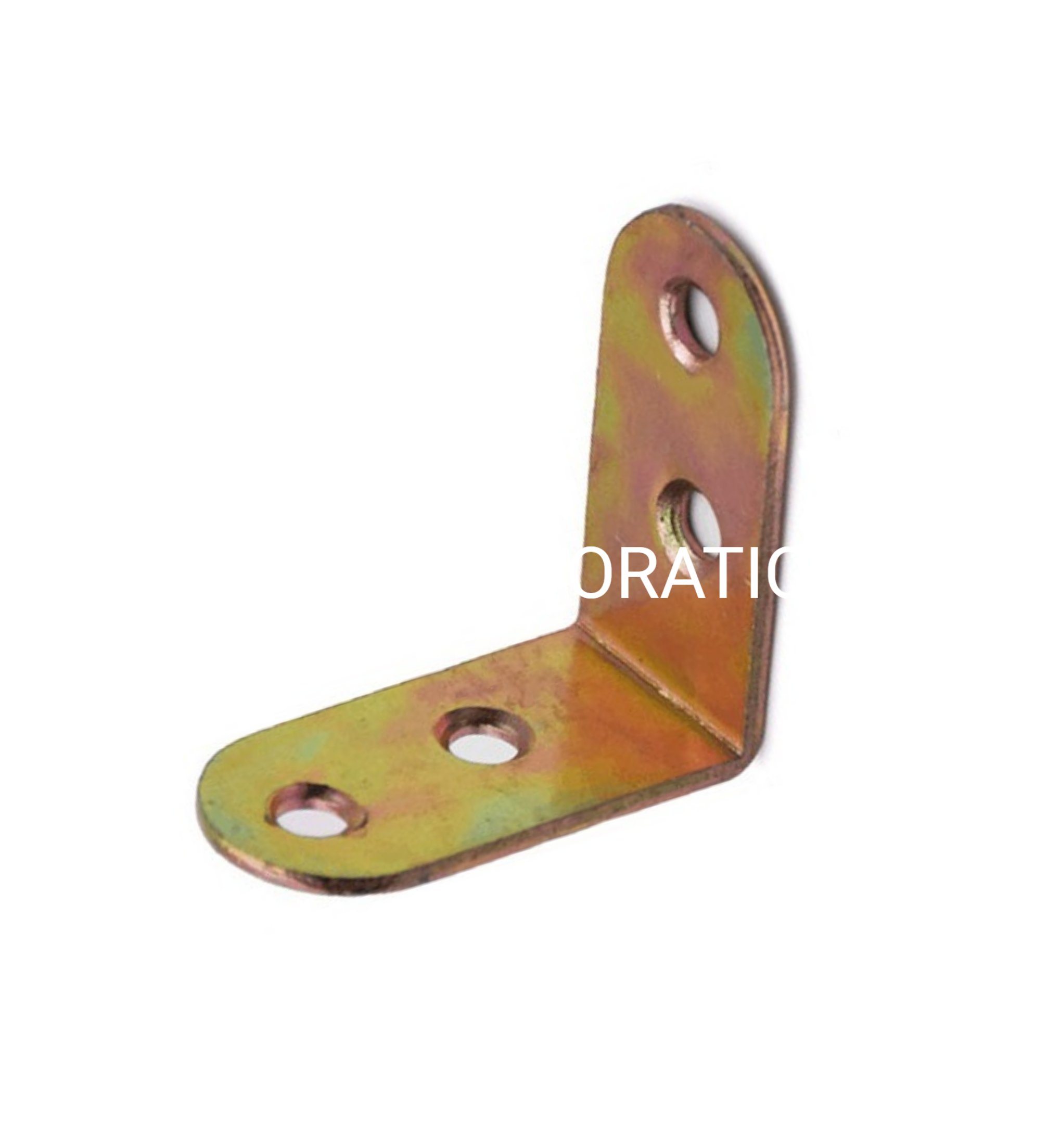 Factory Supply Steel Yellow Zinc Plated Corner Connector Furniture Fitting Bed Accessories