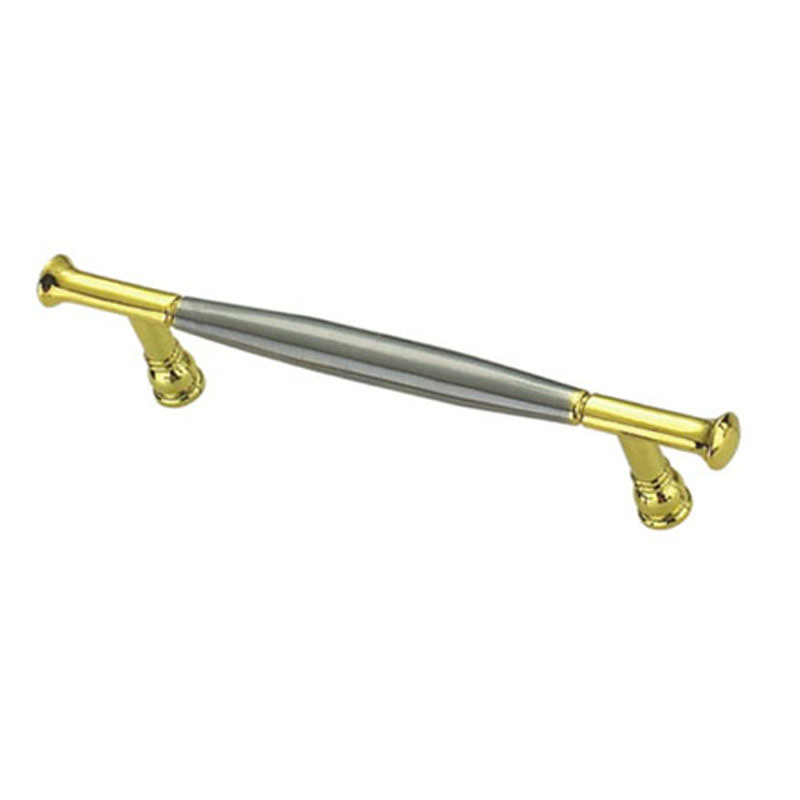 Zinc Alloy 64mm 96mm 128mm Golden and Brushed Cabinet Handle