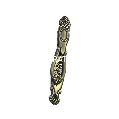 Hot Sale 125mm Zinc Alloy Classical Antique Brass Handle Cabinet Handle