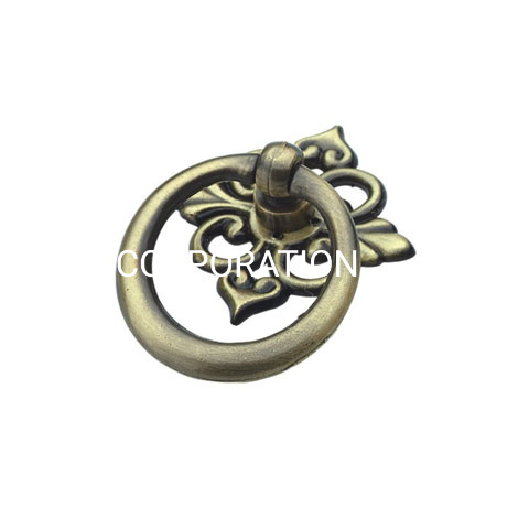 Zinc Alloy Ring Handle 40mm Chest Knob Kitchen Handle Cabinet Handle