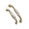 Elegant Zinc Alloy 96mm Ceramics Pull Drawer Handle Furniture Ceramics Handle