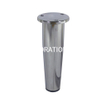 Factory Supply Metal Bright Chrome Cabinet Furniture Leg Bed Leg Wardrobe Leg