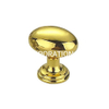 Hot Sale Zinc Alloy 22mm Mushroom Golden Door Knob Office Drawer Knob