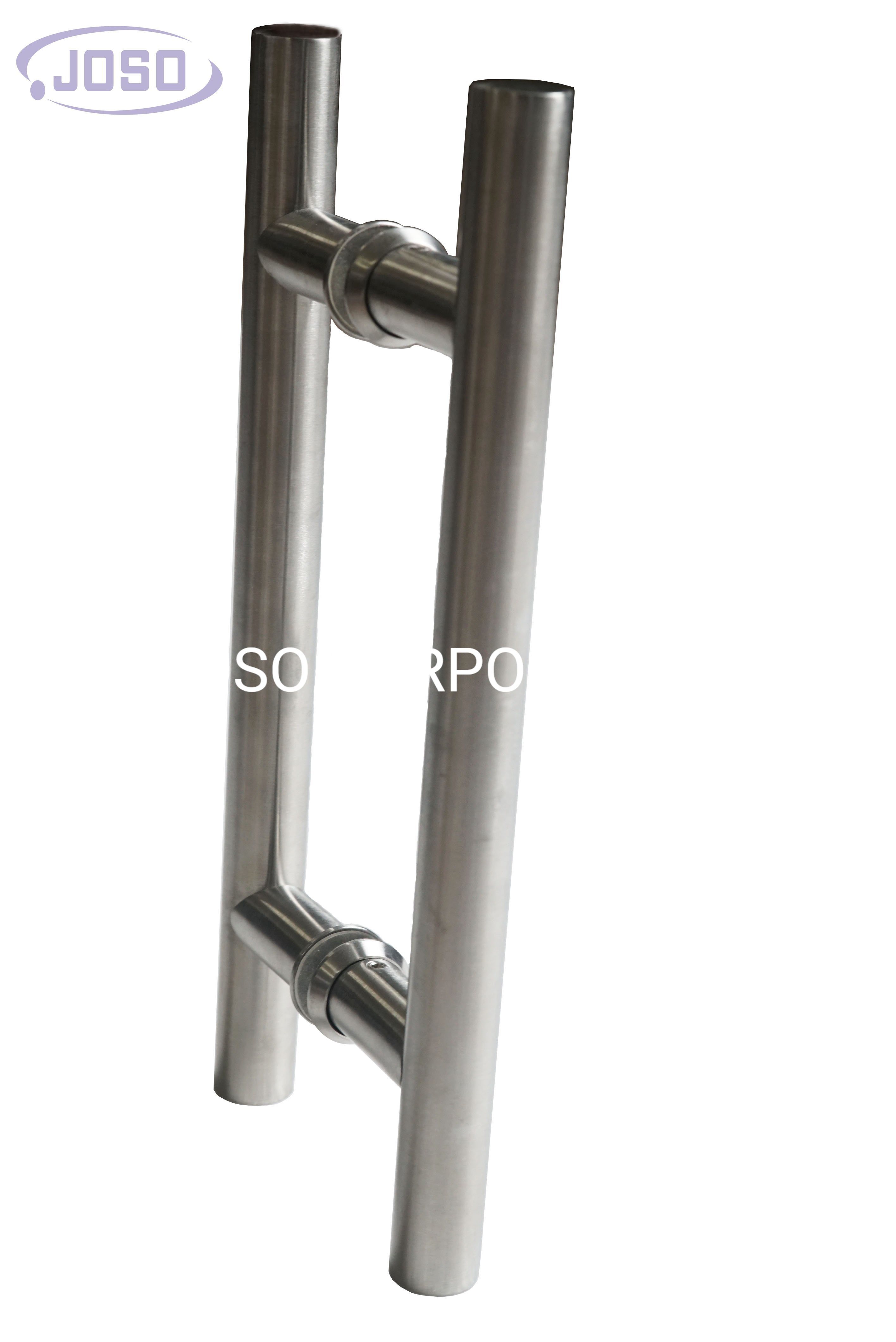 H Shape Stainless Steel Glass Door Handle Tube Handle Cc160 Pull Handle