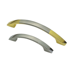Zinc Alloy Golden and Brushed 64mm 96mm 128mm Furniture Handle Kitchen Accessories