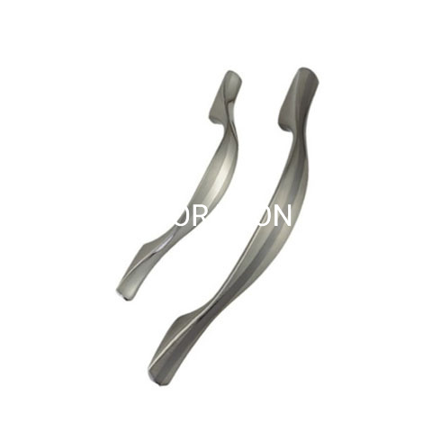 Zinc Alloy 128mm Bow Shape Cabinet Handle Drawer Handle Wardrobe Handle