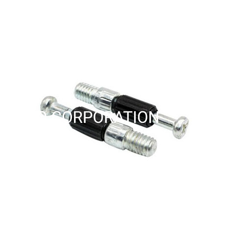 Popular Metal Bolt with Plastic Furniture Fitting Drawer Connector Cabinet Fitting Shelf Support