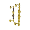 Factory Supply Zinc Alloy 300mm 450mm Black And Golden Door Furniture Handles Furniture