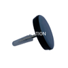 Wholesale Plastic Nail Glide Diameter 26mm Height 16.5mm Table Connector Furniture Glide